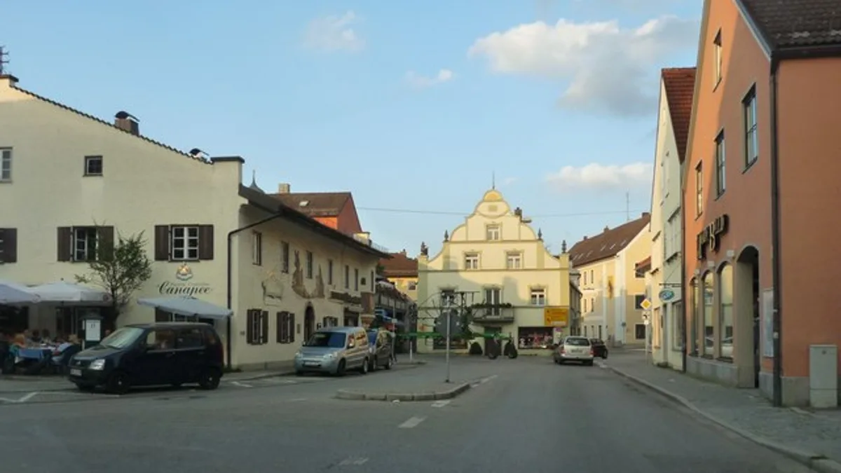 Stadtansicht von Grafing bei München