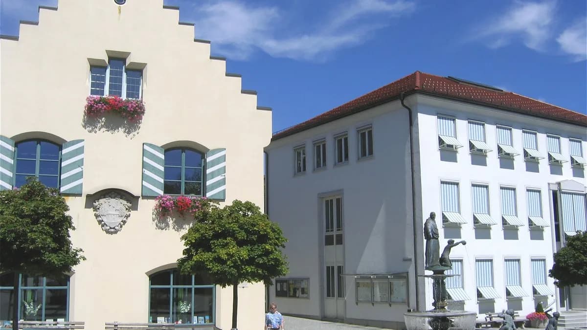 Stadtansicht von Holzkirchen
