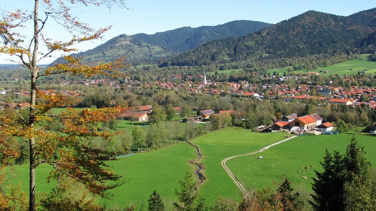 Stadtansicht von Lenggries